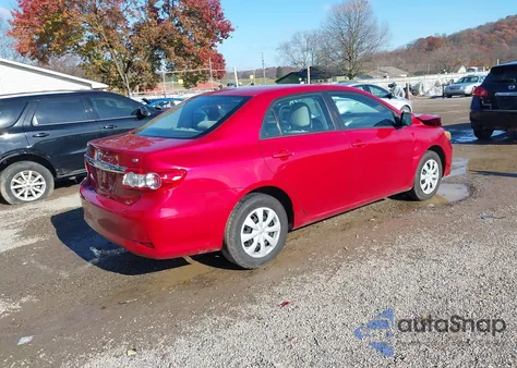2011 Toyota Corolla Le z USA, uszkodzony, nr VIN 2T1BU4EE2BC694904